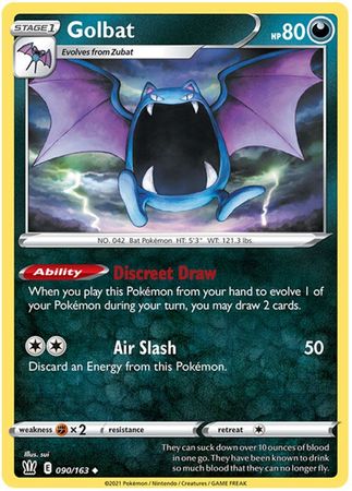Golbat [Uncommon] #090/163 - Battle Styles