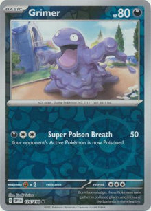 Grimer [Reverse Holo] #126/198 - Scarlet & Violet