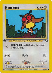 Hoothoot [1st Edition] #60/111 - Neo Genesis