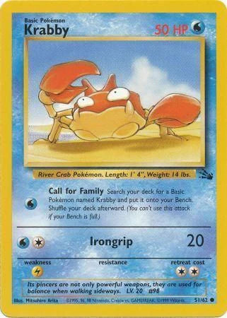 Krabby #51/62 - Fossil