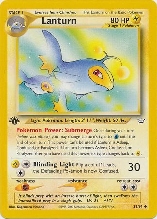 Lanturn [1st Edition] #32/64 - Neo Revelation