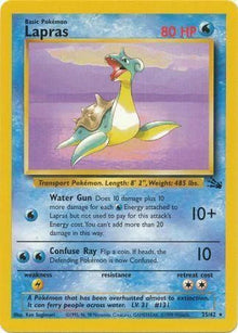 Lapras [Rare] #25/62 - Fossil [MP/HP]
