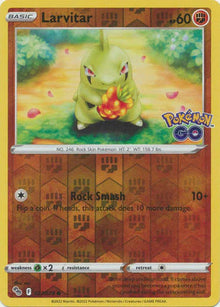 Larvitar [Reverse Holo] #037/078 - Pokemon Go