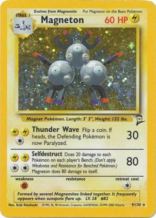 Magneton [Holo] #9/130 - Base Set 2 [MP]