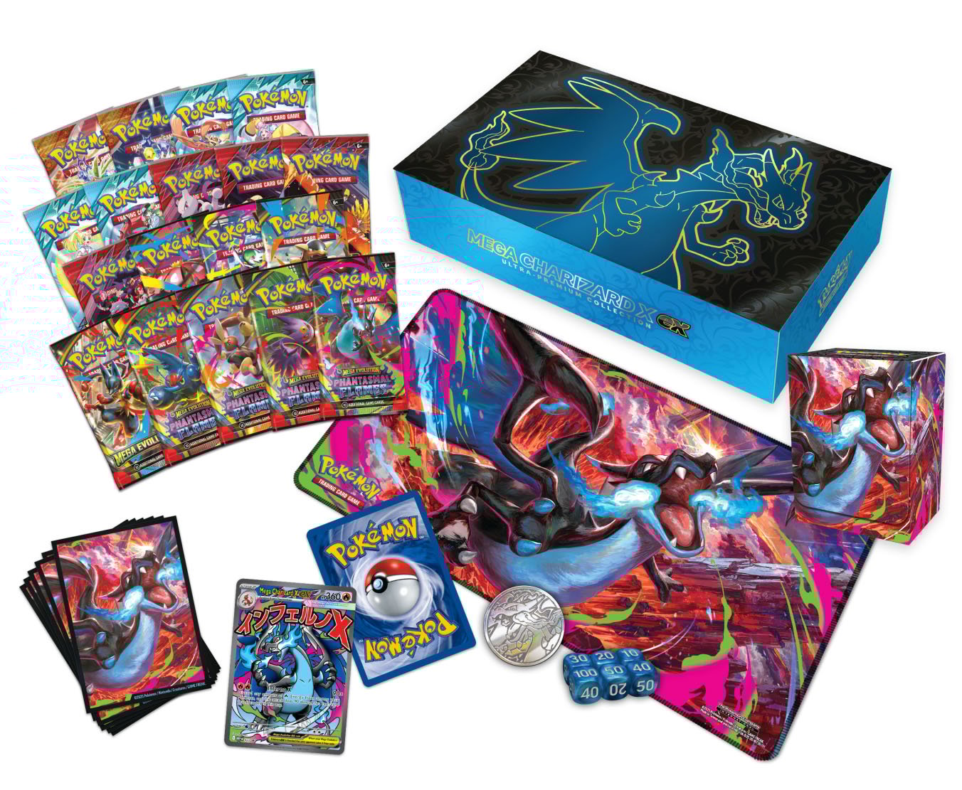 Pokémon TCG: Mega Charizard X ex Ultra-Premium Collection