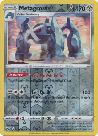 Metagross [Reverse Holo] #118/185 - Vivid Voltage