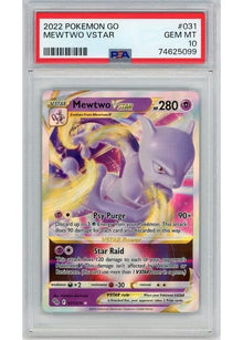 Mewtwo VSTAR [Ultra Rare] #031/078 - Pokemon GO [SLAB PSA 10]