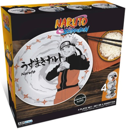 Naruto Shippuden: Porcelain Plates Set of 4