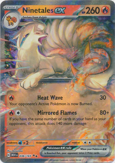 Ninetales EX [Double Rare] #038/165 - Pokemon 151