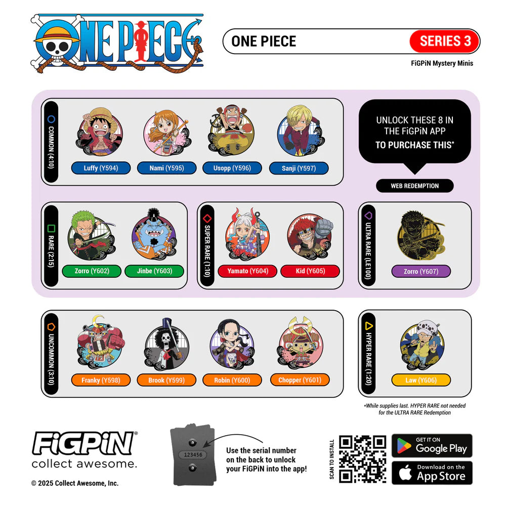 One Piece: Mystery Pins - Series