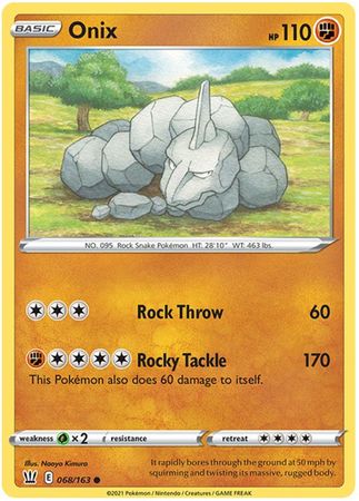 Onix [Common] #068/163 - Battle Styles