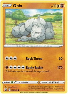 Onix [Common] #068/163 - Battle Styles