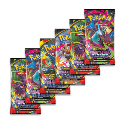 Mega Evolution-Phantasmal Flames Booster Bundle (6 Packs) - Pokemon TCG