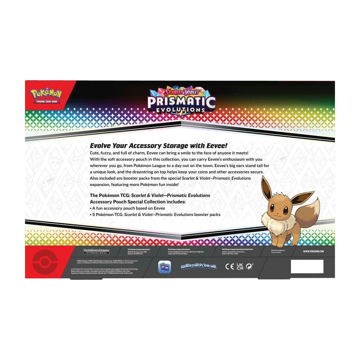 Pokemon: Prismatic Evolutions Accessory Pouch Special Collection