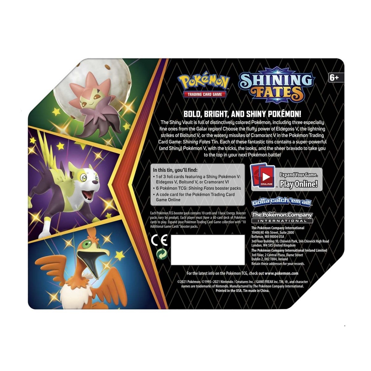 Pokemon: Shining Fates Tin (Cramorant V)