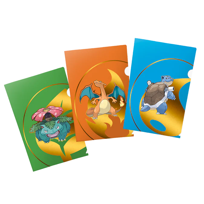 [Pokemon] Tournament Folio: Series 1: Charizard, Blastoise, Venusaur (3 Pack)
