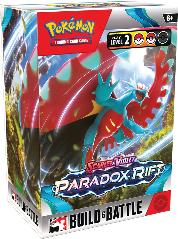 Pokemon TCG: Scarlet & Violet—Paradox Rift Build & Battle Box (4 Packs)