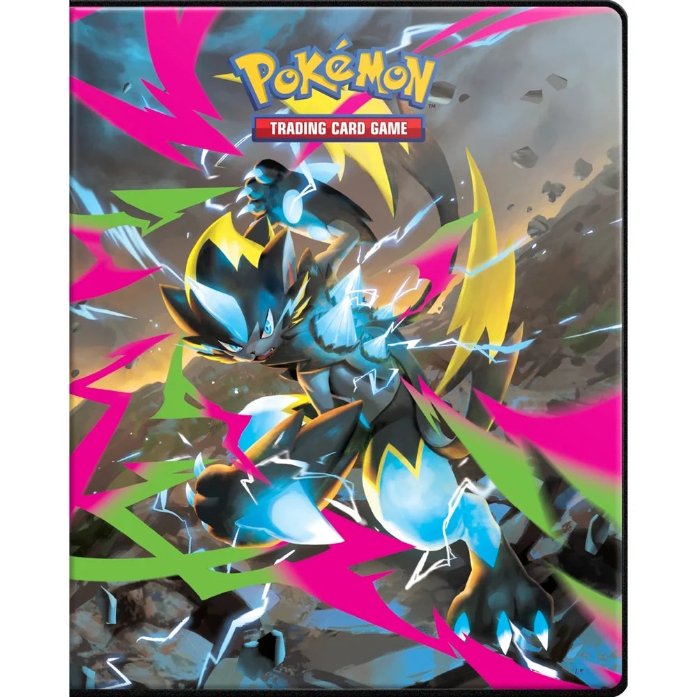 [Ultra Pro] Pokemon Pitch Black Mega Zeraora - 4 Pocket Portfolio Binder