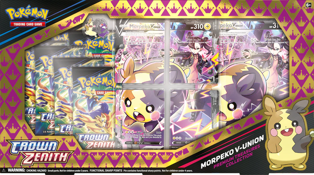 Pokemon: Crown Zenith - Morpeko V-Union Premium Treasures Collection