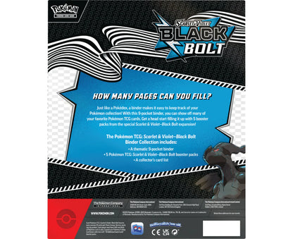 Pokemon: Scarlet & Violet - Black Bolt Binder Collection