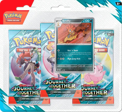 Pokemon: Scarlet & Violet - Journey Together 3 Pack Blister