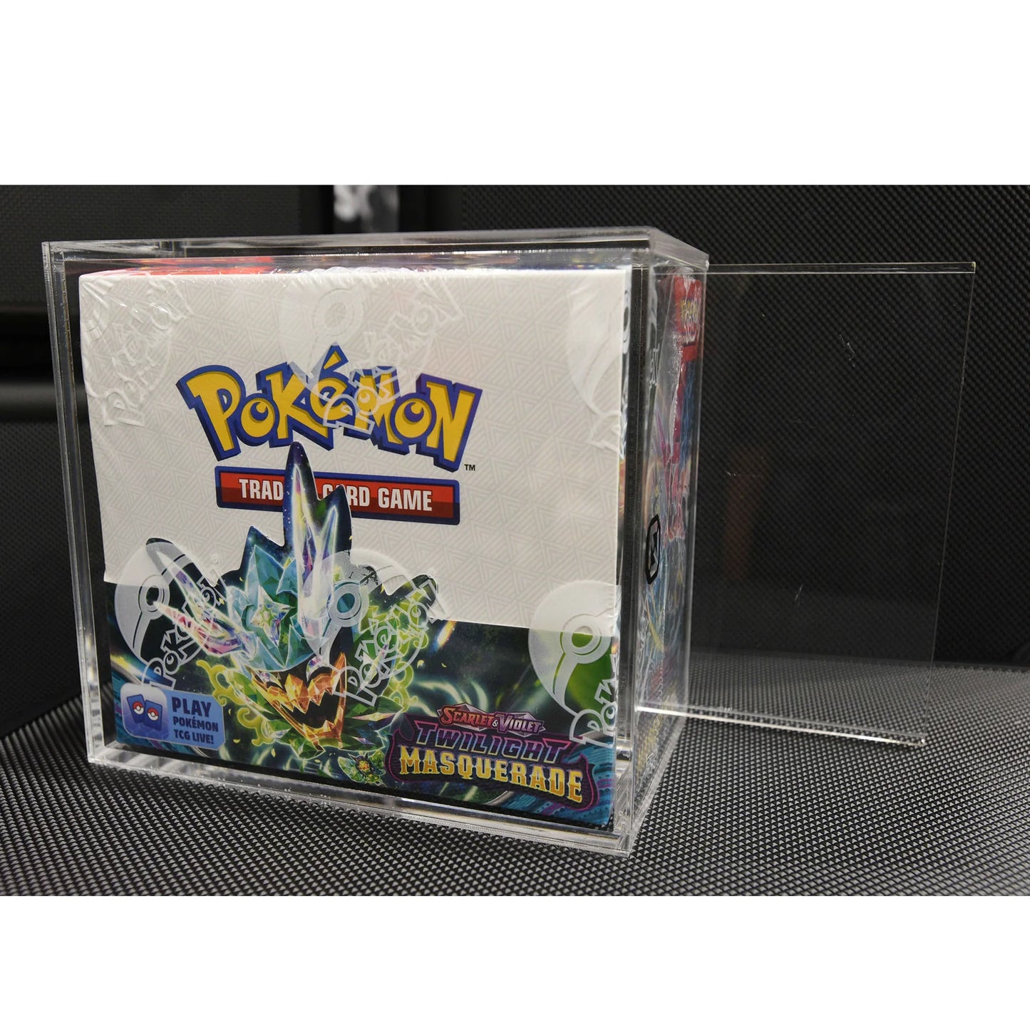 Pokemon Booster Box w/ Sliding Lid Anti-UV - Acrylic Protector 4.0MM