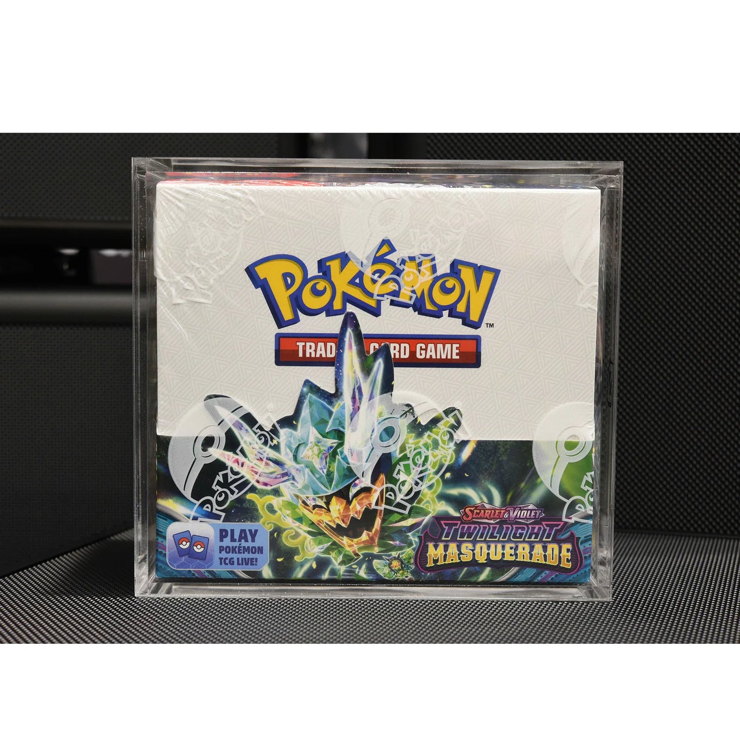 Pokemon Booster Box w/ Sliding Lid Anti-UV - Acrylic Protector 4.0MM