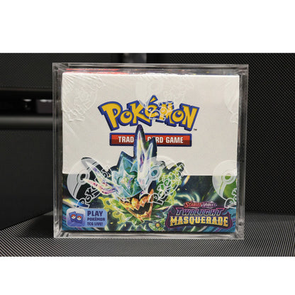 Pokemon Booster Box w/ Sliding Lid Anti-UV - Acrylic Protector 4.0MM