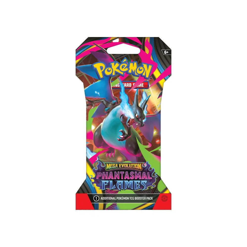 Mega Evolutions - Phantasmal Flames Sleeved Booster Pack (Random Art)