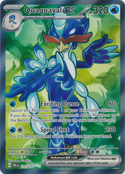Quaquaval ex [Full Art Ultra Rare] #235/193 - Paldea Evolved
