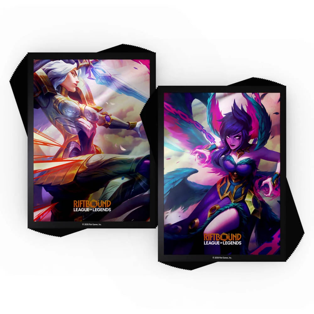 Riftbound Vendetta Sleeves - Morgana vs Kayle
