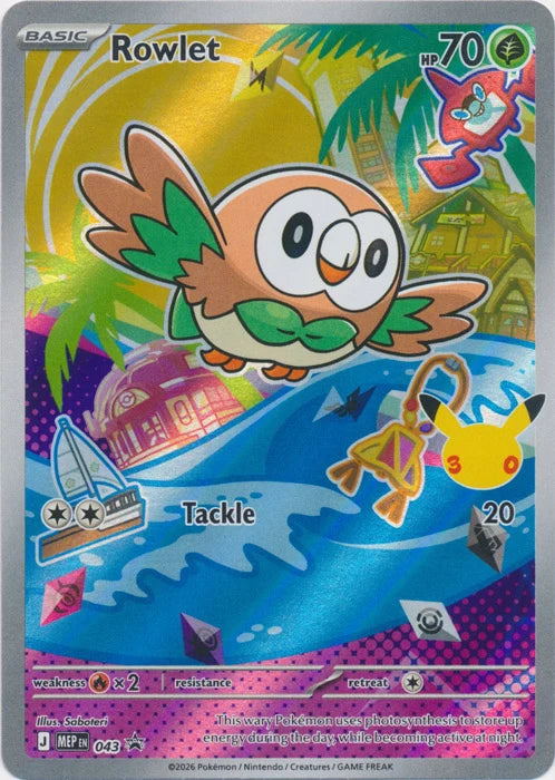 Rowlet [MEP Black Star Promo] #043