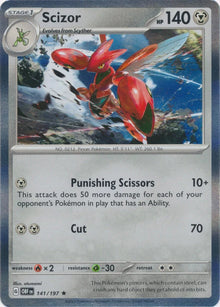 Scizor [Rare] #141/197 - Obsidian Flames