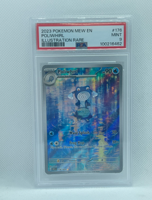 Pokemon 151 Poliwhirl PSA 9 Holo Illustration Rare