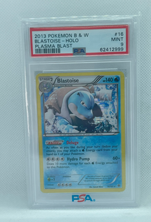 Pokemon Plasma Blast - Blastoise - Holo - PSA 9
