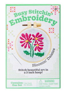 Busy Stitchin' Embroidery - Bloomin' Daisies