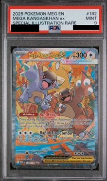 Mega Kangaskhan ex [Special Illustration Rare] MEG #182/132 - [PSA 9 Slab]