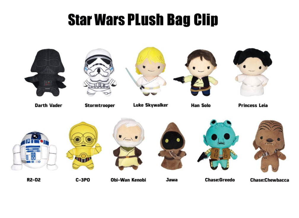 Star Wars Plush Bag Clip - Blind Bag