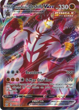 Single Strike Urshifu VMAX [Ultra Rare] #086/163 - Battle Styles
