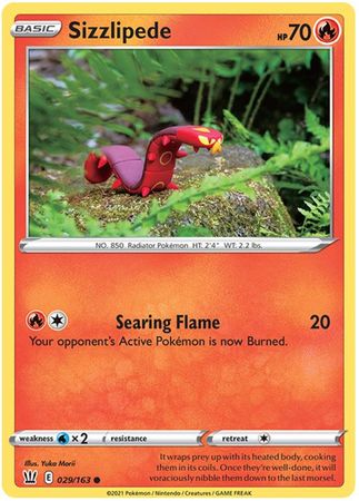 Sizzlipede [Common] #029/163 - Battle Styles