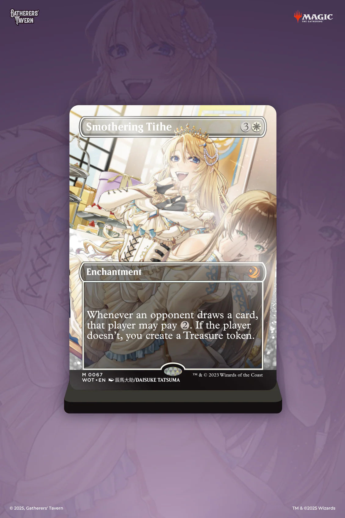 [MTG] GATHERERS TAVERN - Smothering Tithe Slab Standee