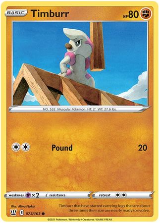 Timburr [Common] #073/163 - Battle Styles