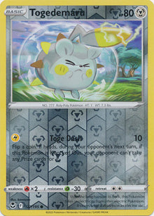 Togedemaru [Reverse Holo] #127/195 - Silver Tempest