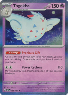 Togekiss [Holo Rare] #085/197 - Obsidian Flames