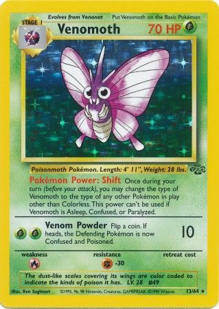 Venomoth [Holo] #13/64 - Jungle