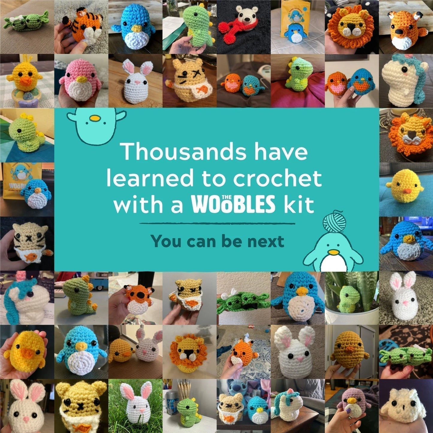 The Woobles - Learn To Crochet Kit