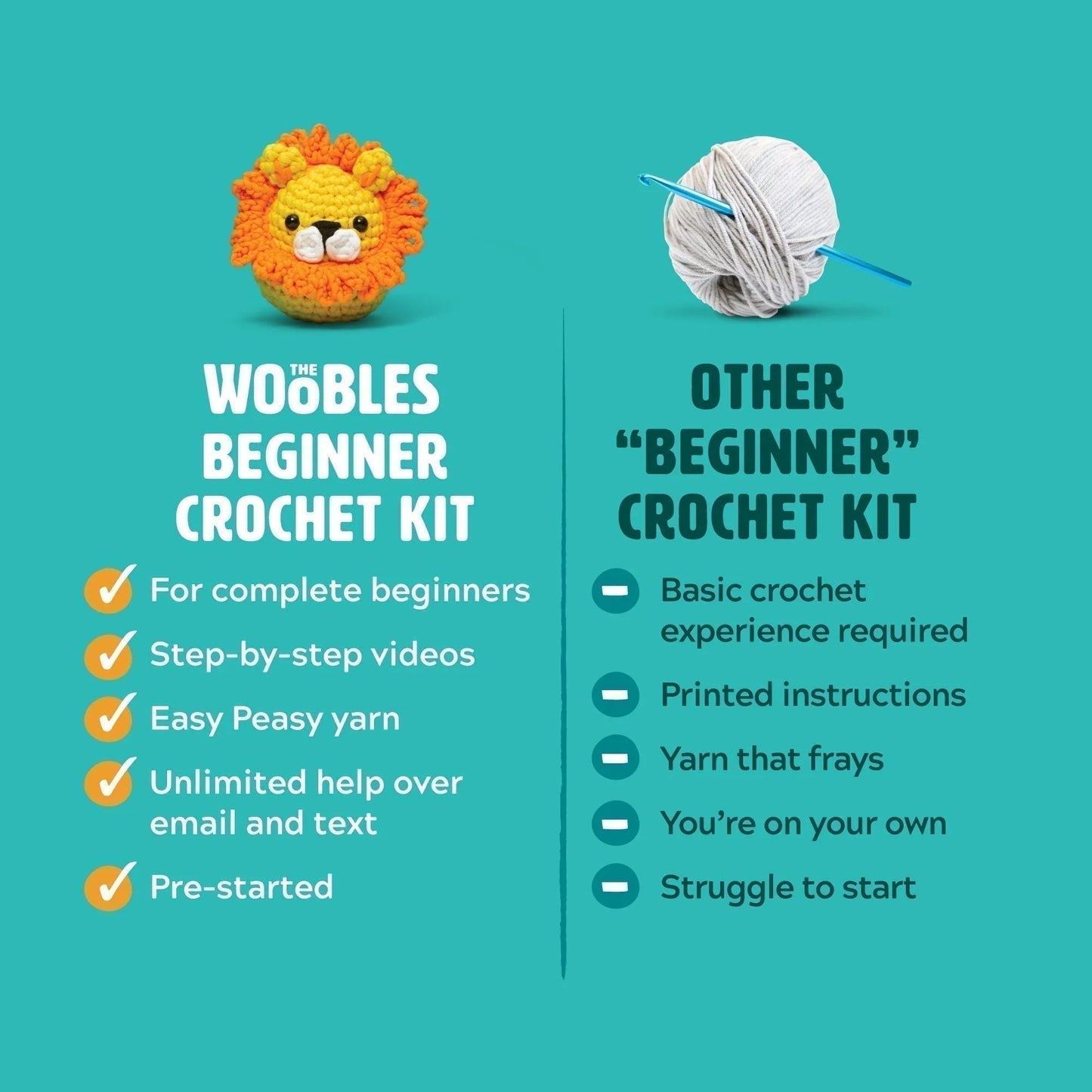The Woobles - Learn To Crochet Kit