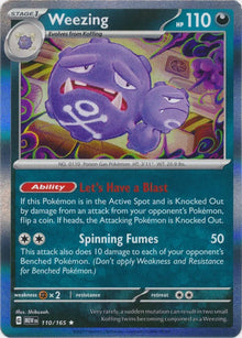 Weezing [Rare] #110/165 - 151
