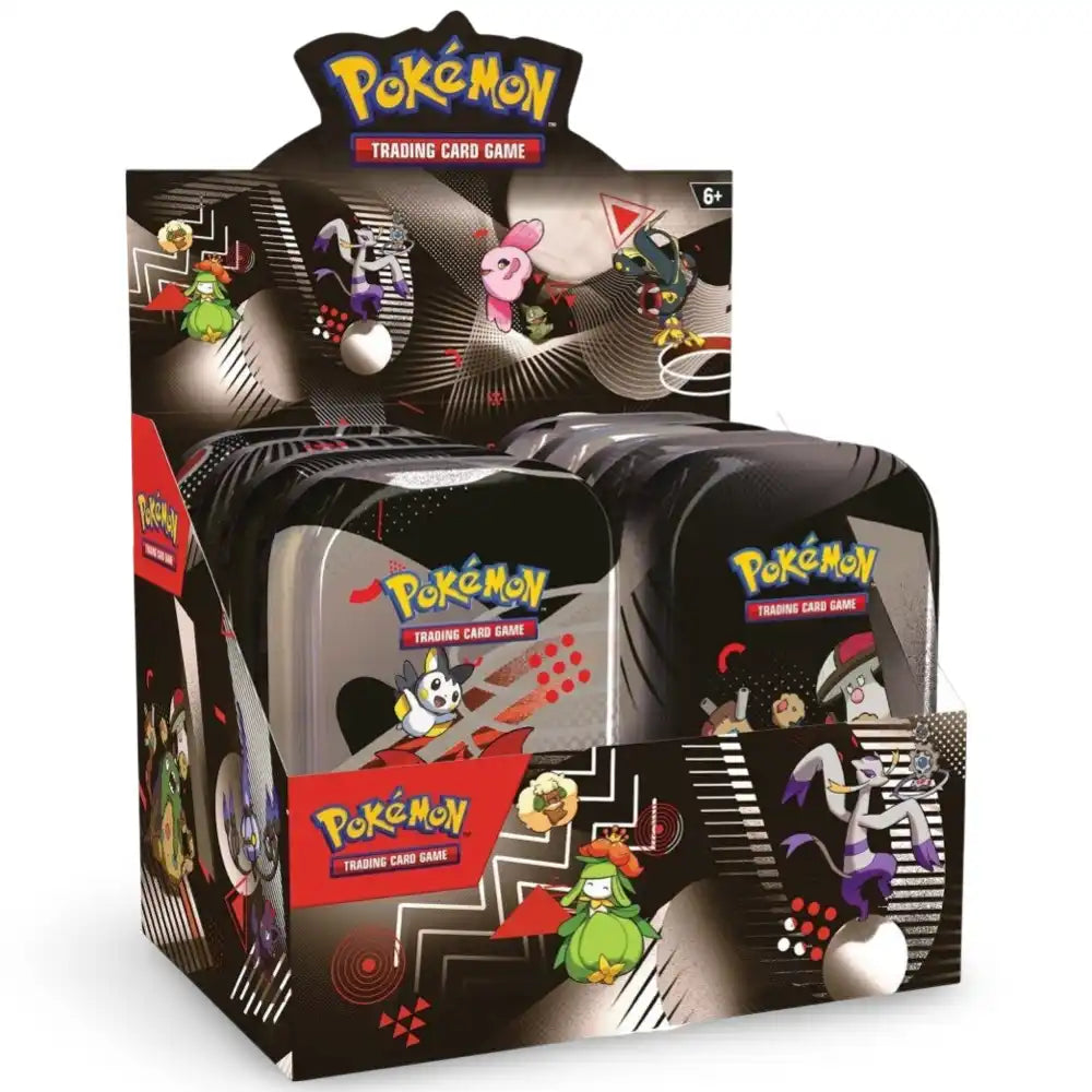 Pokemon: Black Bolt & White Flare - Unova Mini Tin (8 Tin Display)