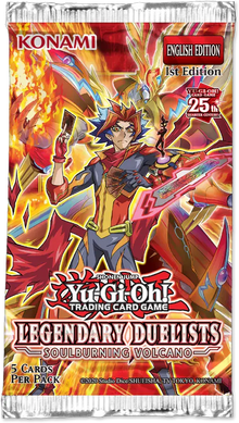 Yu-Gi-Oh - Legendary Duelists: Soulburning Volcano Booster Pack - 1st Edition